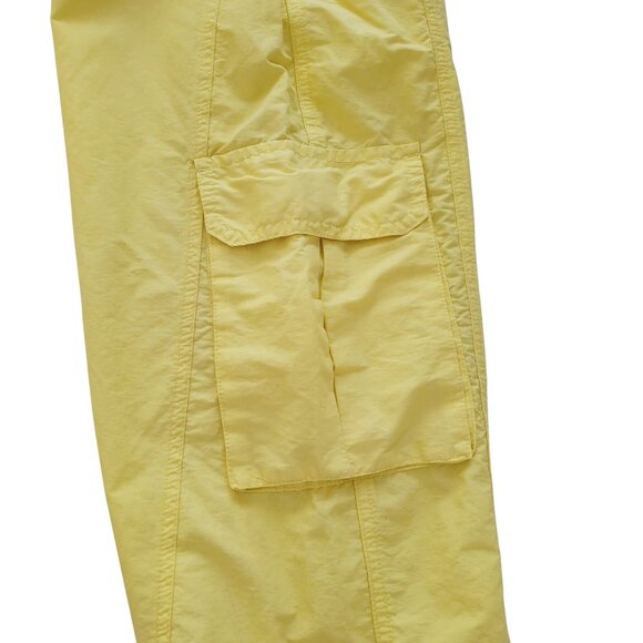 Free People FP Movement Mesmerize Me Yellow Cargo Pants High Rise Sz XS - Picture 10 of 16